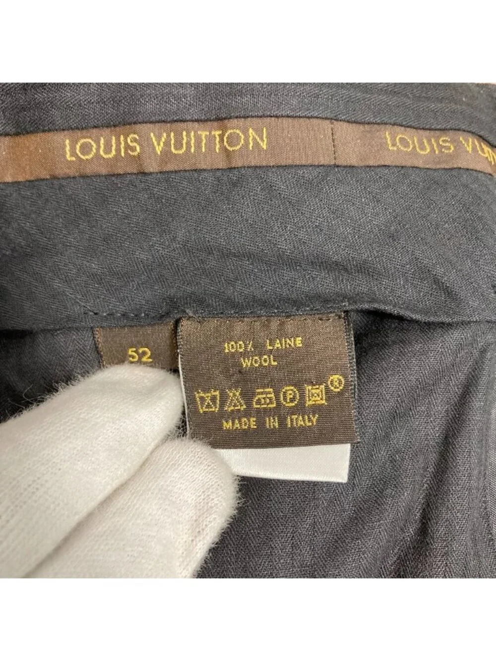 Louis Vuitton Tailored Jacket Trousers Pants Suit Set 52 Gray